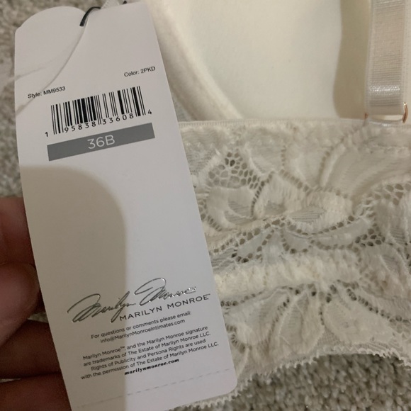 Marilyn Monroe Light Lift Push Up Bra 36B NWT - Picture 5 of 6